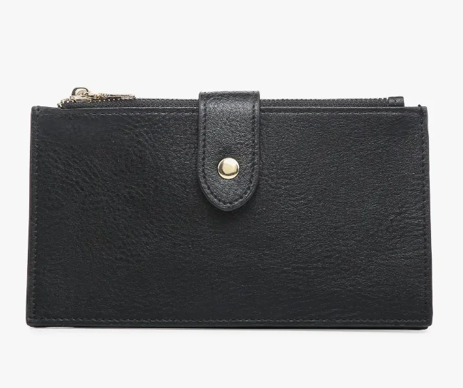 Jen and Co Black Card Wallet