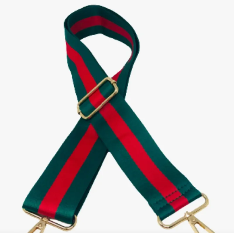 Green and Red Purse Strap by Thomas