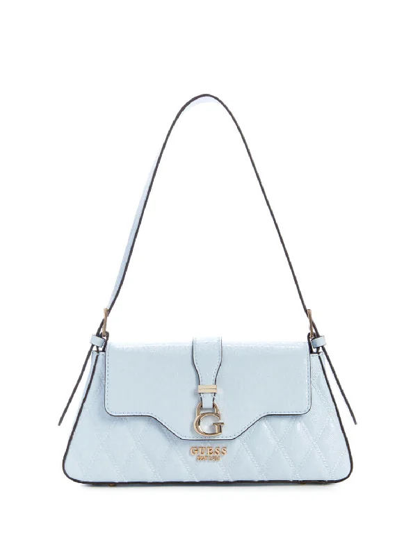 Sky Blue Logo Adi Shoulder Bag