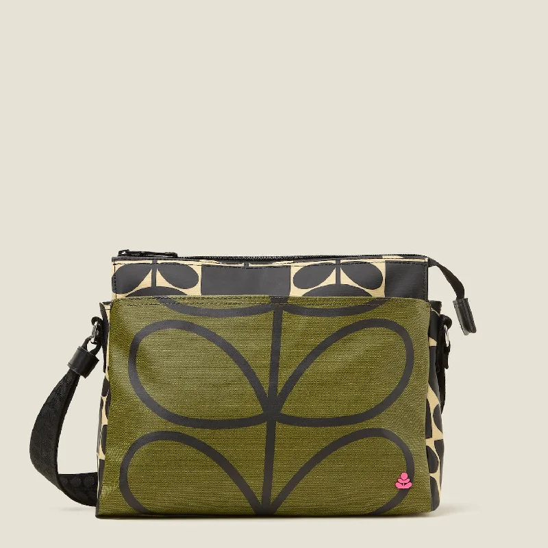 Fielder Crossbody - Multi Olive