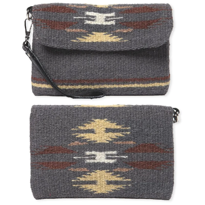 Wool Wristlet Purse - L