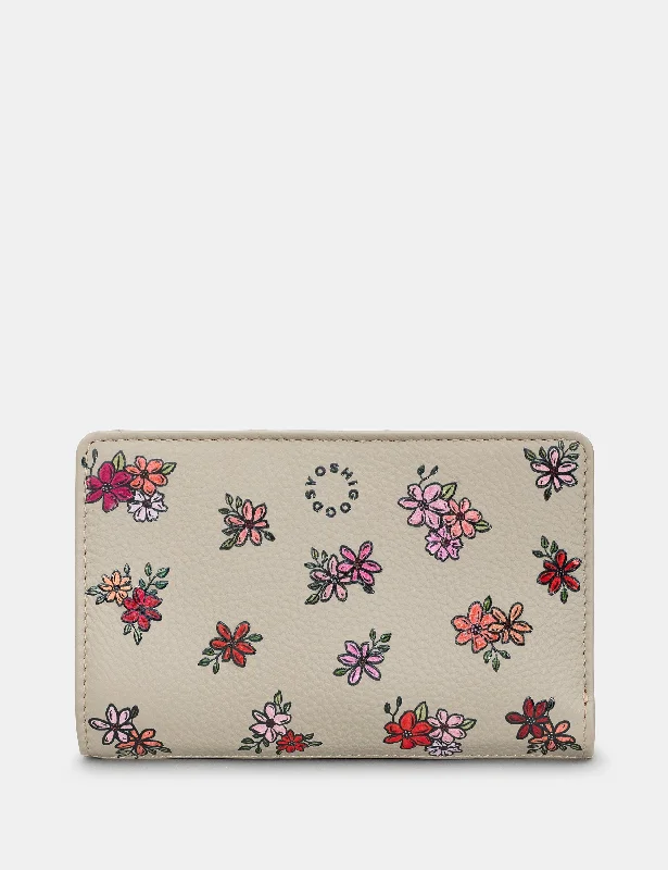 Ditsy Floral Leather Oxford Purse