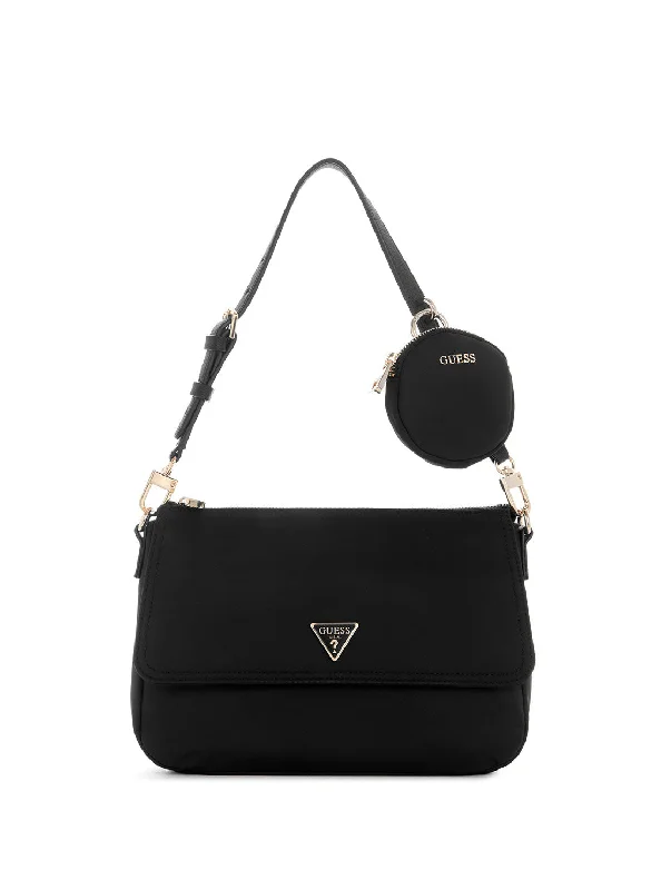 Eco Black Gemma Shoulder Bag