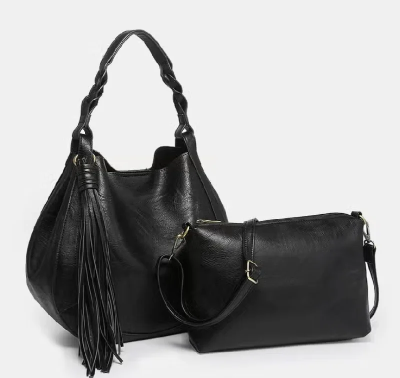 Eloise Large Tassel Hobo Purse