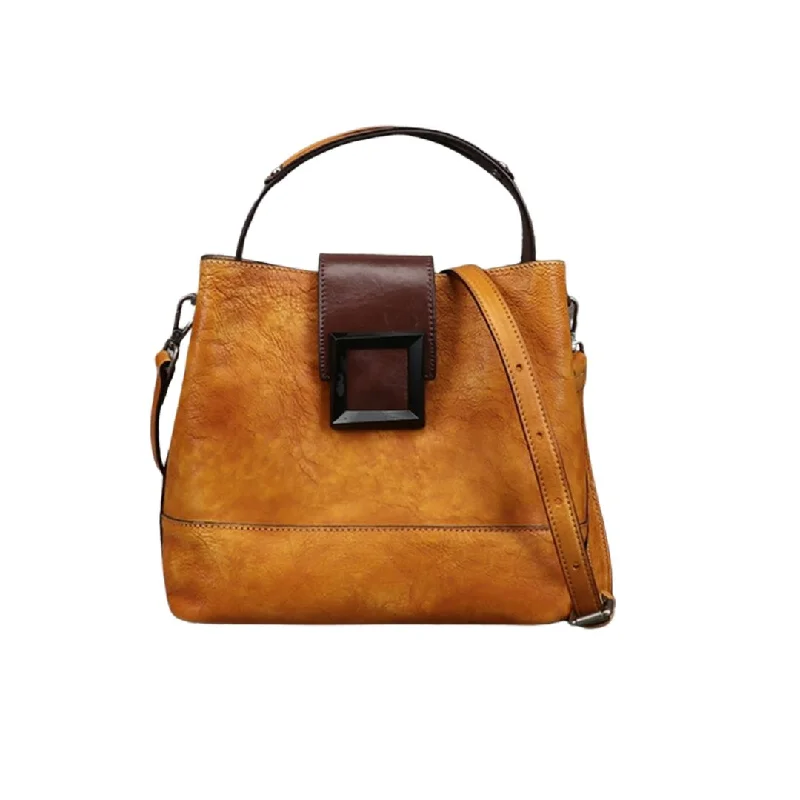 Retro Genuine Leather Shoulder Bag