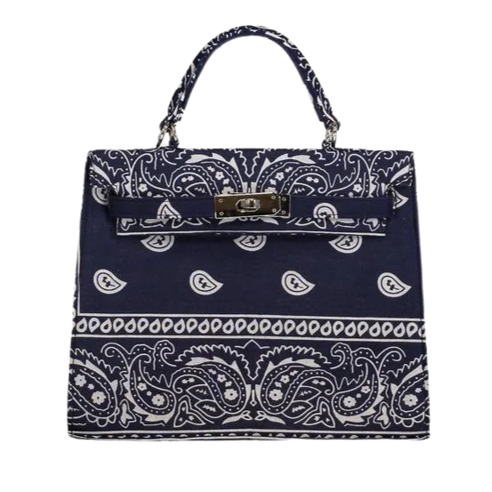 Mini Kelly Style Bandana Handbag