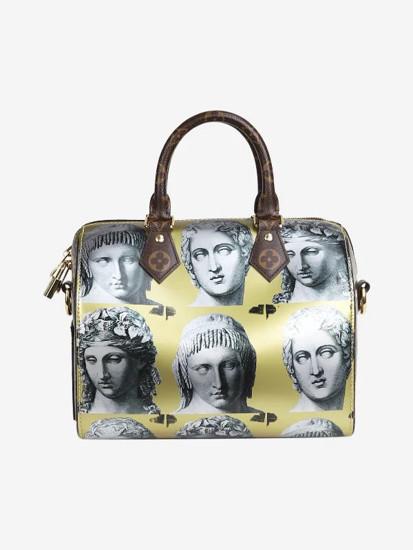 Gold Fornasetti Speedy Bandouliere 25 bag