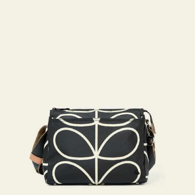 Fielder Crossbody - Linear Stem Liquorice