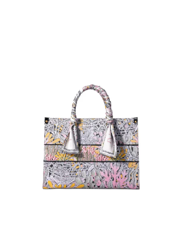 Jayde Fish Jacquard with Woven Tote Bag