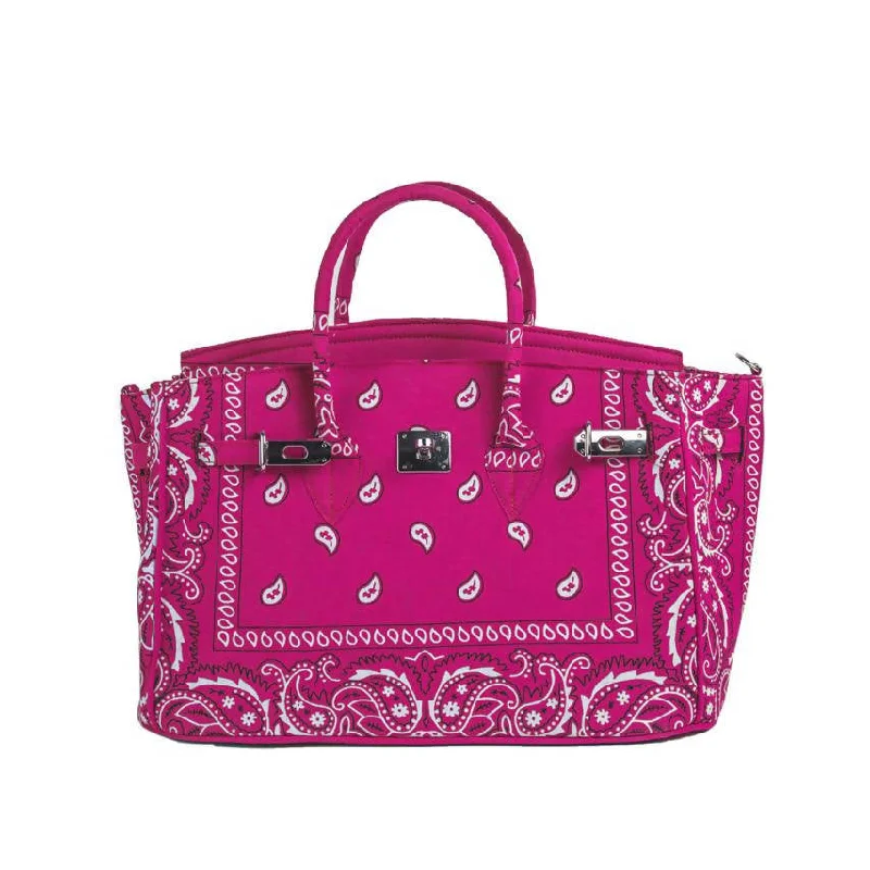 24H Birkin Style Bandana Handbag