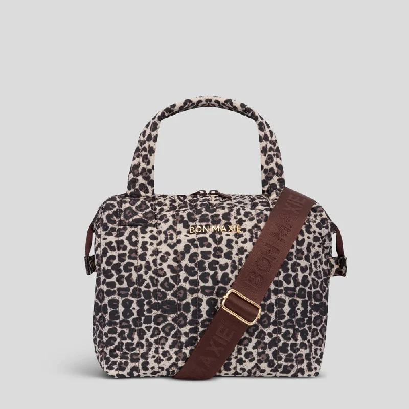 Puffy Pillow Crossbody Bag -- Leopard