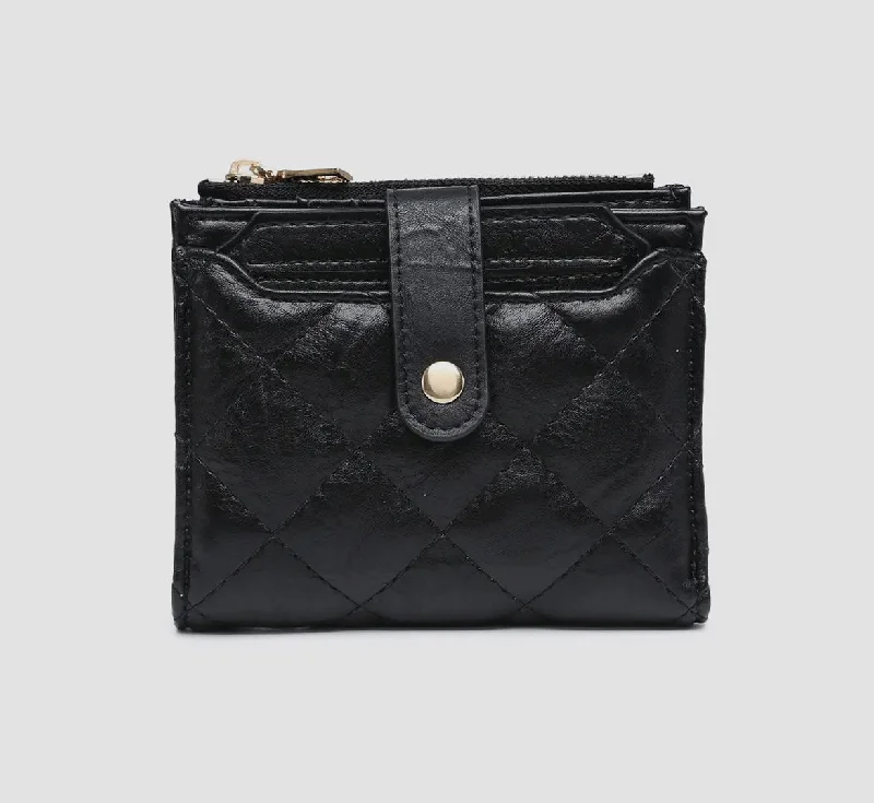 Jen and Co Melody Quilted Zip Top Wallet